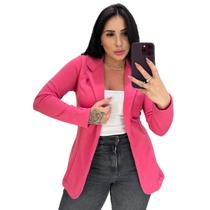 Blazer Feminino Elegante Versatil Manga Longa Terno Social