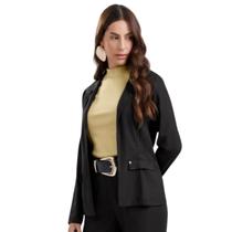 Blazer Feminino Gris Alfaiataria G10192