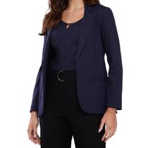 Blazer Feminino Infini Elegance Azul Marinho - 24440