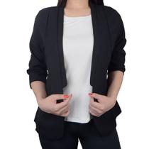 Blazer Feminino Milani Preto - 36823 Blazer Feminino Milani Preto - 36823