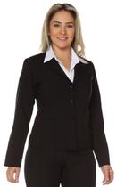 Blazer feminino milano com elastano