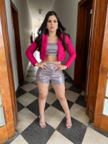 Blazer feminino pink