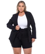 Blazer Feminino Sarja Lycra Plus Razon Jeans