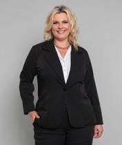 Blazer feminino social alfaiataria two way Plus Size - Lady's ZasTraz