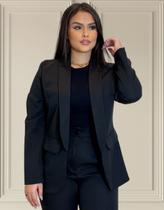 Blazer Feminino Social Casaco Básico Terninho Alfaiataria Slim Moderno Elegante Zra Festa Escritório