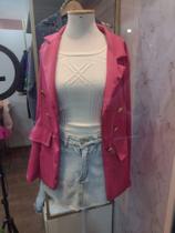 Blazer feminino tamanho médio côr Rosa
