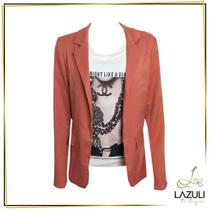 Blazer Feminino Telha Blazer Feminino Telha