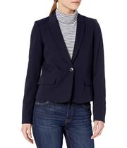 Blazer feminino Tommy Hilfiger Business Midnight Shadow tamanho 14