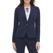 Blazer Feminino Tommy Hilfiger - Jaqueta para Negócios - Cor Dark Midnight