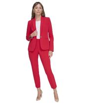 Blazer feminino Tommy Hilfiger Scarlet, tamanho 2, um botão