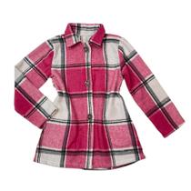 Blazer Infantil Xadrez Meninas Moda Inverno Lançamento Luxo Blazer Infantil Xadrez Meninas Moda Inverno Lançamento Luxo