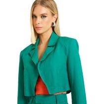 Blazer Linho Forum P23 Verde Feminino