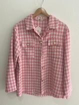 Blazer linho rosa TAM G Florence