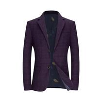 Blazer Listrado De Duas Cores Em Tamanho Grande Para Homens, Moda Casual Acessível Para Várias Blazer Listrado De Duas Cores Em Tamanho Grande Para Homens, Moda Casual Acessível Para Várias