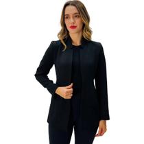 Blazer Malise Manga Longa em Malha Executive Feminino