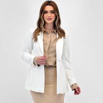 Blazer Malise Manga Longa em Tecido Feminino