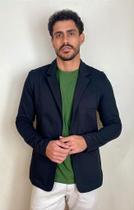 Blazer Masculino de Moletom Slim Fit Preto - Tony Menswear