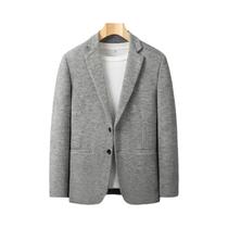 Blazer Masculino Elegante Para Negócios, Abotoamento Simples, Tamanhos M-4XL, Alta Qualidade, Moda