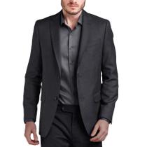 Blazer Masculino Highstil Alfaiataria Plus Size Cinza Chumbo - 011857