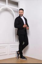 Blazer masculino luxo slim