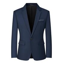 Blazer Masculino Mylldey Slim Fit - Azul - Tamanho M Blazer Masculino Mylldey Slim Fit - Azul - Tamanho M