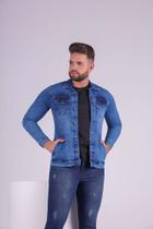 Blazer masculino slim com elastano