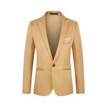 Blazer Masculino Slim Fit Antirrugas Sem Necessidade De Passar a Ferro, Casual De Negócios, Moderno, Blazer Masculino Slim Fit Antirrugas Sem Necessidade De Passar a Ferro, Casual De Negócios, Moderno,