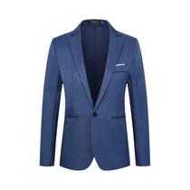 Blazer Masculino Slim Fit Antirrugas Sem Necessidade De Passar a Ferro Para Verão Casual E De