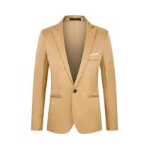 Blazer Masculino Slim Fit Antirrugas Sem Necessidade De Passar a Ferro Para Verão Casual E De Blazer Masculino Slim Fit Antirrugas Sem Necessidade De Passar a Ferro Para Verão Casual E De