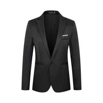 Blazer Masculino Slim Fit Antirrugas Sem Necessidade De Passar a Ferro Para Verão Casual E De