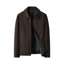 Blazer Masculino Slim Fit Casual De Negócios Com Zíper Fino Para Primavera E Outono