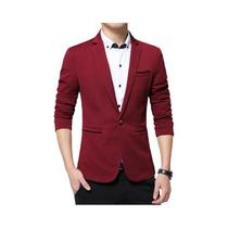 Blazer Masculino Slim Fit Casual Elegante Esportivo Moderno Formal Para Primavera Outono