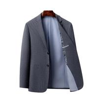 Blazer Masculino Slim Fit De Cor Sólida Para Negócios E Casamentos Estilo Britânico Moda Para Blazer Masculino Slim Fit De Cor Sólida Para Negócios E Casamentos Estilo Britânico Moda Para