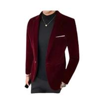 Blazer Masculino Slim Fit De Veludo Cotelê Estilo Britânico Casual Para Casamento E Trabalho Tamanho Blazer Masculino Slim Fit De Veludo Cotelê Estilo Britânico Casual Para Casamento E Trabalho Tamanho