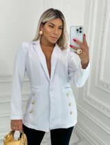Blazer Max com Botões /Moda Feminina