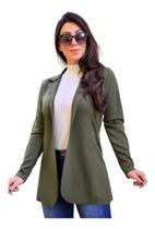 Blazer Max Longo Comprido Neoprene Sobretudo