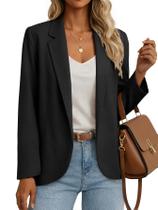 Blazer Mina Self Casual Women 2026 Summer Black