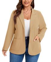 Blazer MINTLIMIT Business Casual Plus Size para mulheres Blazer MINTLIMIT Business Casual Plus Size para mulheres