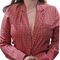 Blazer Moderno Unissex Estampado Slim Pargan M