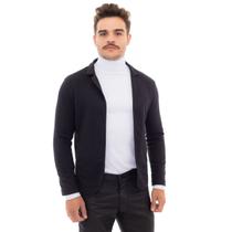 Blazer moletin esporte fino slim bolso na frente - EXECUCÃO JEANS