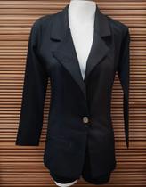 Blazer no crepe alfaiataria