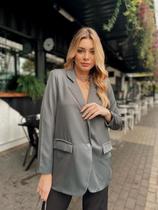 Blazer oversize risca de giz coperni