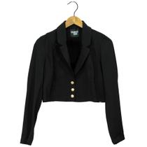 Blazer Pigmento Afaiataria Preto Feminino