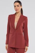 Blazer PKS Alfaiataria Intermediário Social Terracota