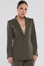 Blazer PKS Alfaiataria Ponto Roma Verde Militar