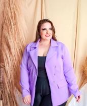 Blazer Plus Size Modas/Moda Feminina Tendência Verão