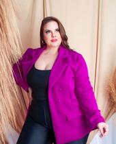 Blazer Plus Size Modas/Moda Feminina Tendência Verão