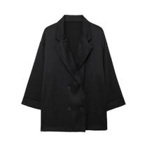 Blazer Retro Feminino Com Dupla Abotoadura E Calças De Cintura Alta Com Cadarço, Conjunto De 2 Peças