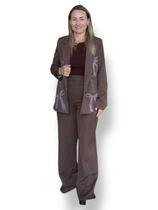 Blazer risca de giz oversized myft