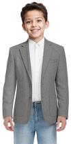Blazer Sailiiny, leve e justo, cinza, para meninos, tamanho 4 Blazer Sailiiny, leve e justo, cinza, para meninos, tamanho 4
